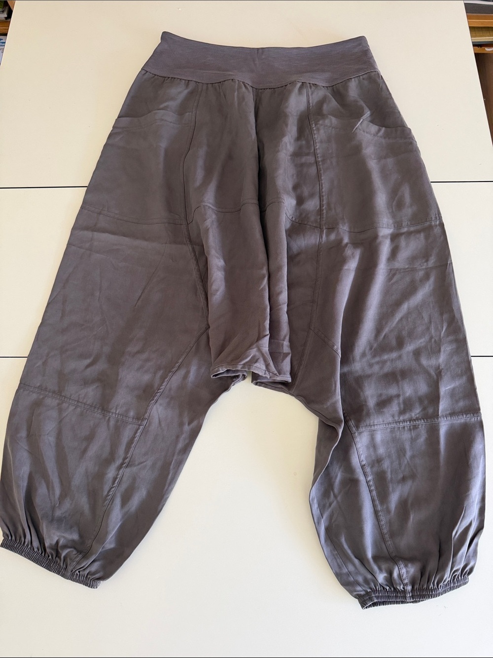 Free People Movement Grey Harem Pants L